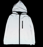 Reflective waterproof windbreaker